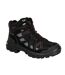 Mens burrell ii hiking boots black/granite Regatta