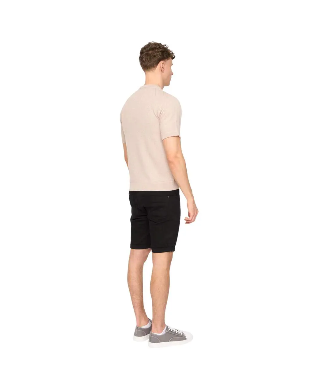 T-shirt Marvela Homme Beige Gris Duck And Cover-3