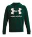 Sweat À Capuche Entraînement Style Gros Logo Rival Homme Vert Foncé Under Armour-2