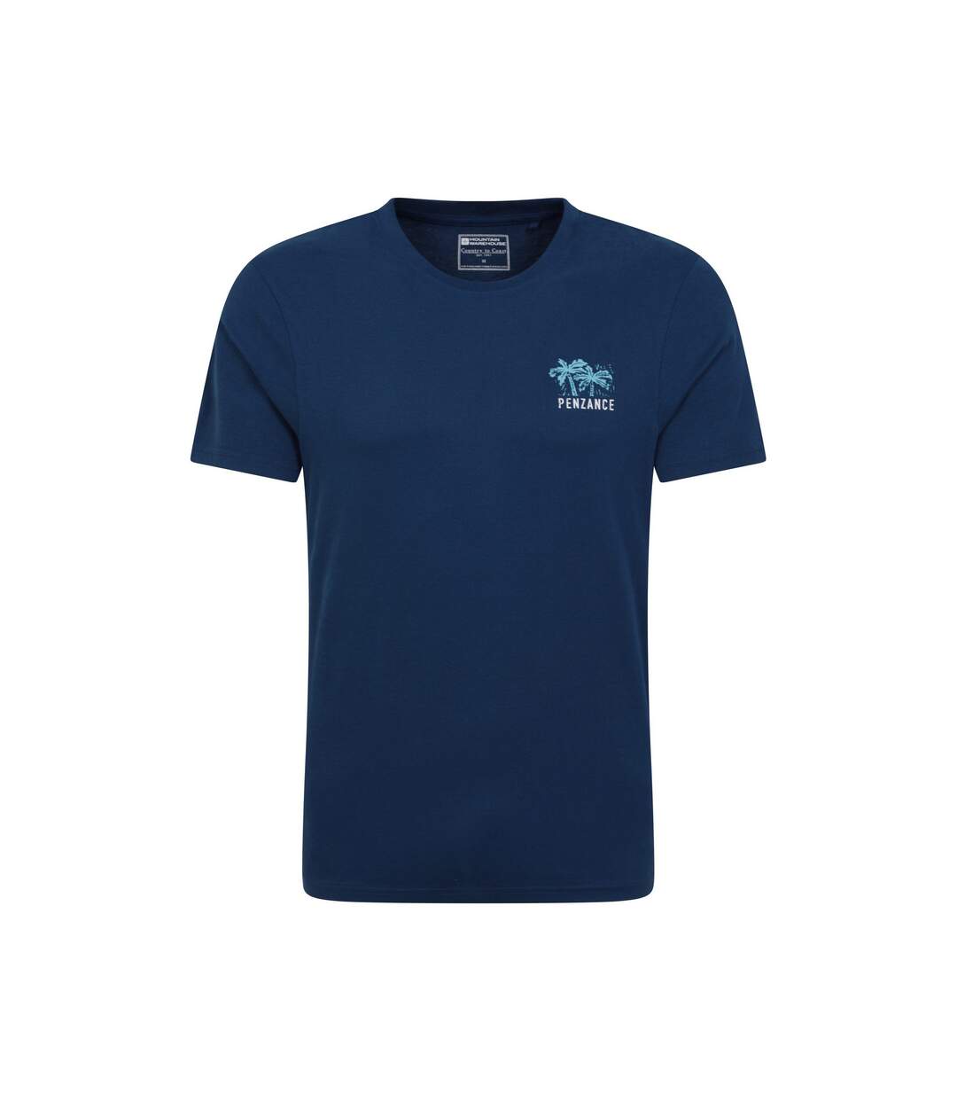 T-shirt penzance homme bleu marine Mountain Warehouse-1