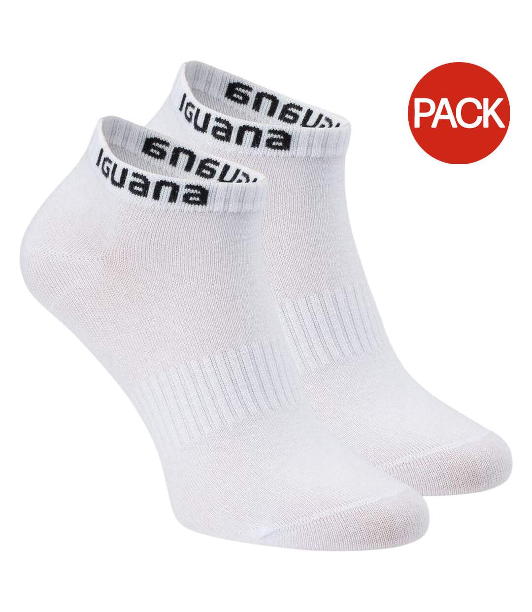 Socquettes Igino Adulte Blanc Iguana-1