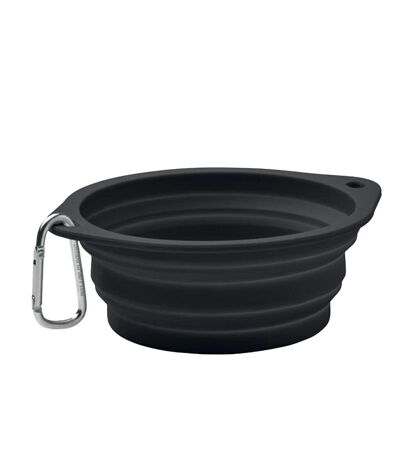 Kolapdier 350ml collapsible dog bowl one size black MidOcean