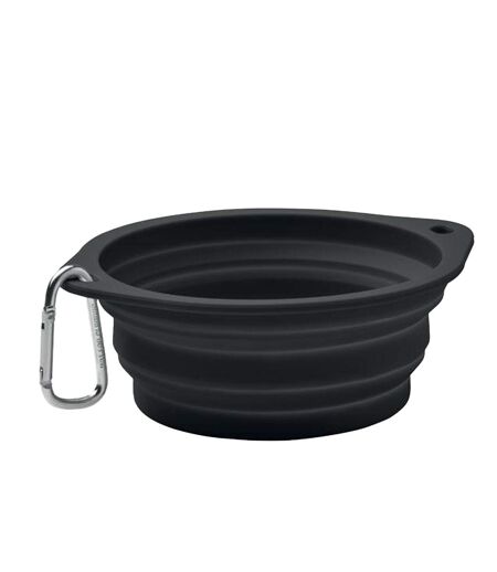 Kolapdier 350ml collapsible dog bowl one size black MidOcean