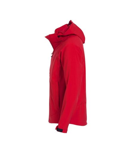 Clique Mens Milford Soft Shell Jacket (Red) - UTUB197