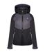 Regatta Womens/Ladies Radiate II Waterproof Ski Jacket (Black/Ebony Grey) - UTRG6392