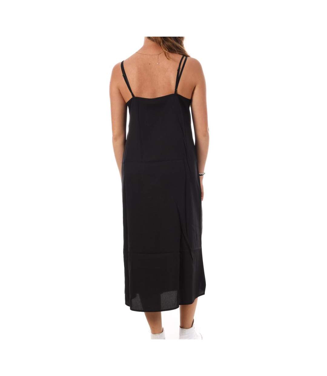 Robe Noire mi-longue Femme Vero Moda Jeanett - L-2