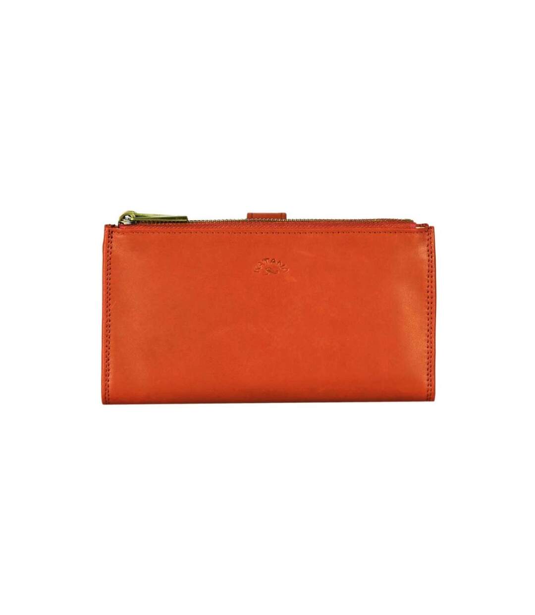 Katana - Portefeuille femme medium en cuir - orange - 8754-1