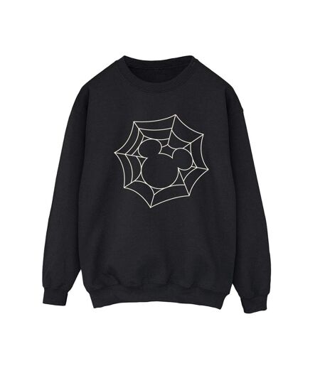 Disney Pantalon de survêtement Mickey Mouse Spider Web Womens/Ladies (Noir) - UTBI29250