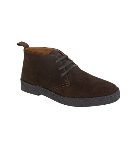 Desert boots homme marron foncé Roamers