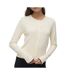 Pull écru femme vero moda cardigan boo-1