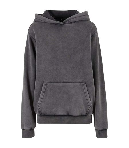 Sweat à capuche vintage femme anthracite Build Your Brand
