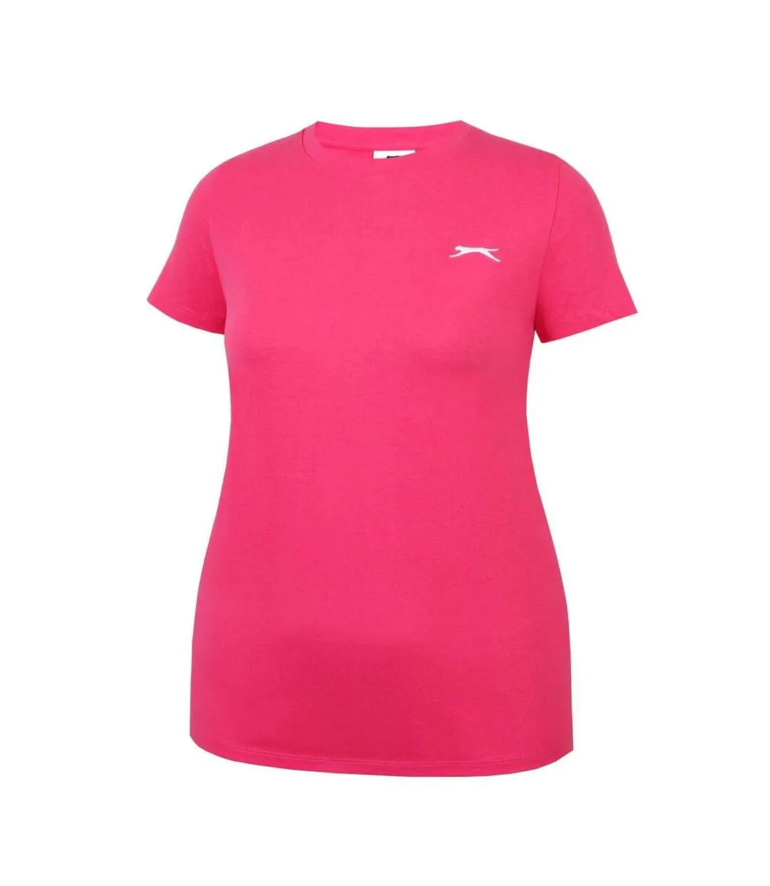 T-shirt Motif/style Uni Femme Rose Vif Slazenger-3