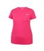 T-shirt Motif/style Uni Femme Rose Vif Slazenger-3