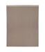 Drap plat uni Satin de coton DAUPHINE Marron-2