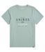 Mens jacob padstow t-shirt green Animal-1
