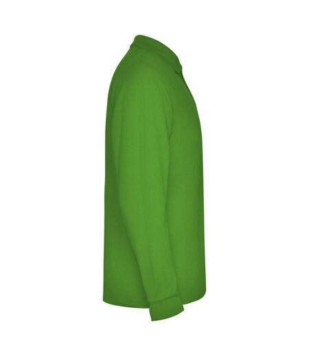 Roly Mens Estrella Long-Sleeved Polo Shirt (Grass Green)