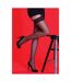 Scarlet Bas Résilles Pour Porte-jarretelles 1 Paire Femme Noir Silky-1