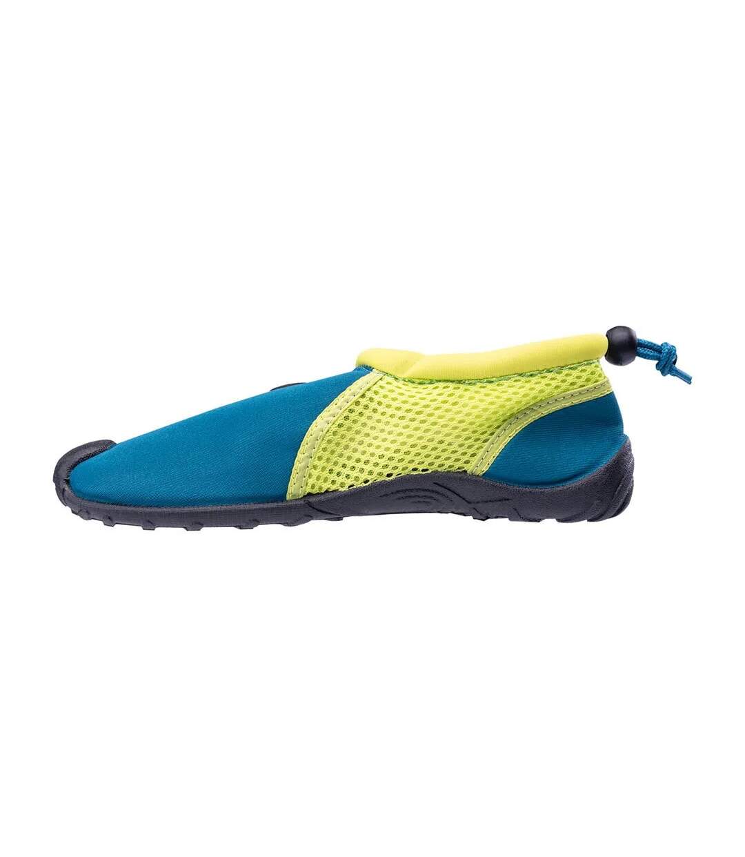 Chaussures Aquatiques Mareo Femme Bleu Canard Vert Fluo Aquawave-2