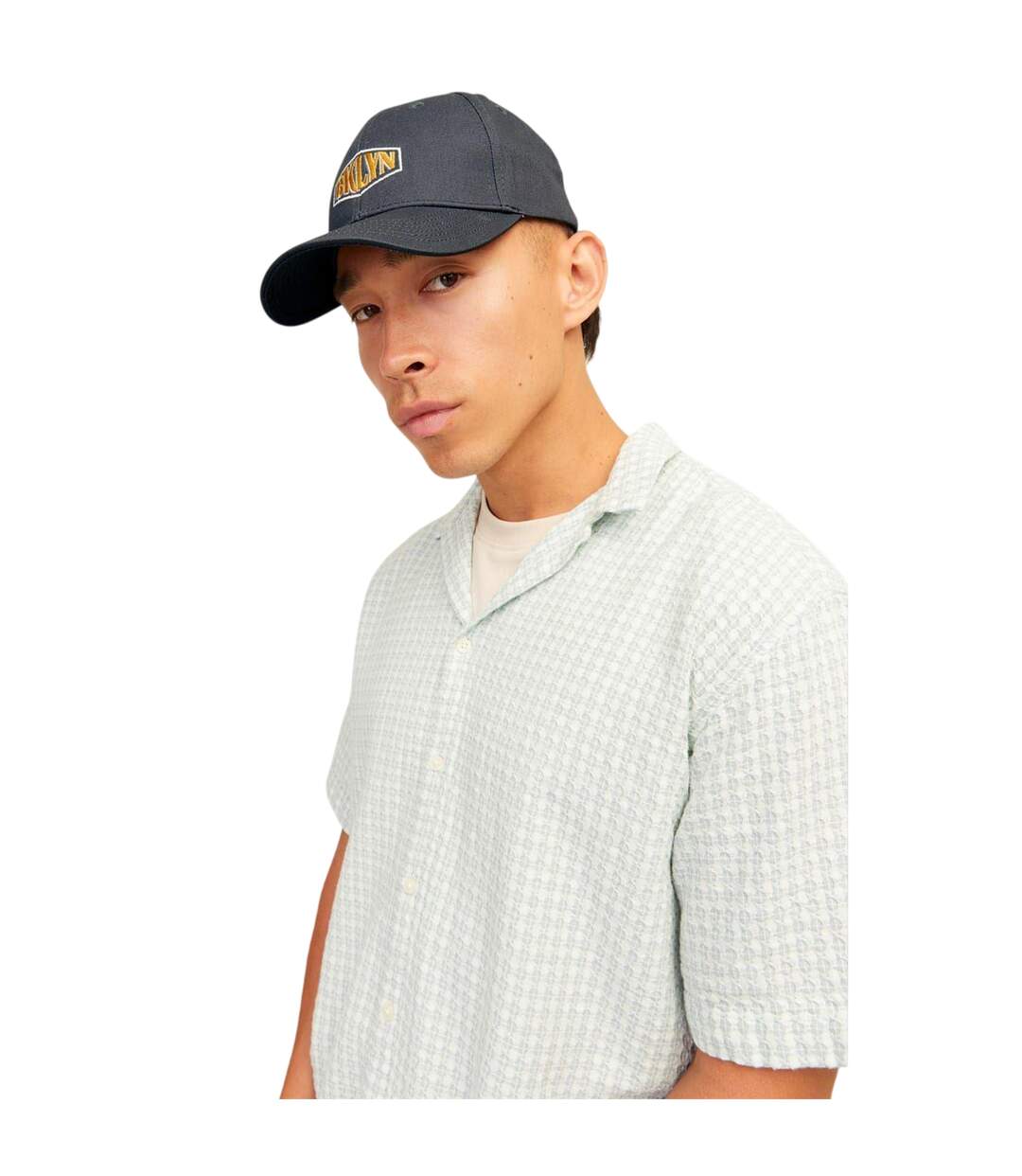Casquette De Baseball Motif/style Lettrage Homme Anthracite Jack And Jones-4