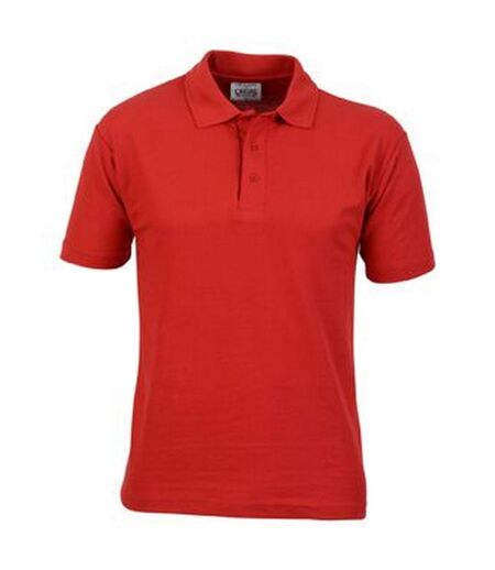 Casual Classic Mens Pique Polo (Red)