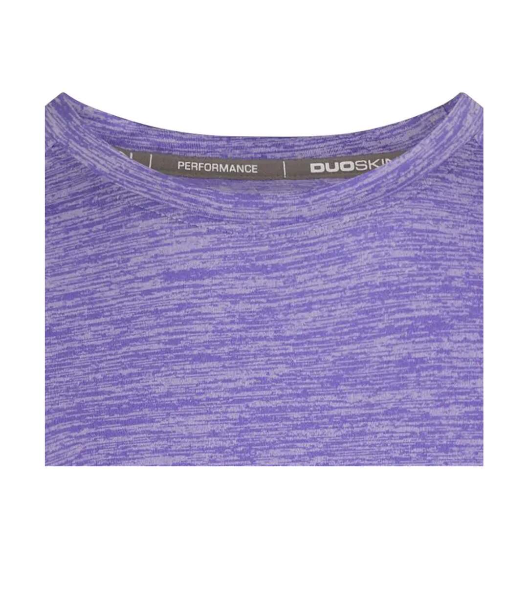 Womens/ladies Selinne Duo Skin Active Top Lilac Marl Trespass-4