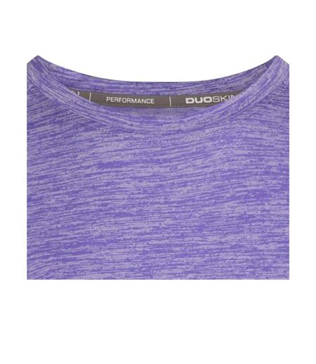 Womens/ladies Selinne Duo Skin Active Top Lilac Marl Trespass