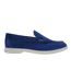 Mens Francis Suede Slip-on Loafers Blue Nicholas Deakins-1