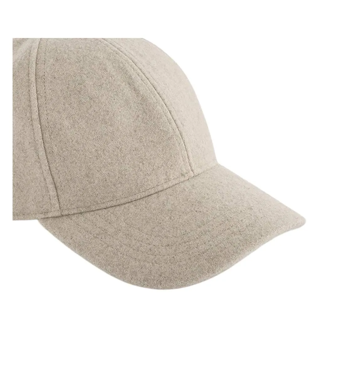 Casquette Motif/style 6 Pans Beige Gris Beechfield-3