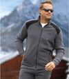 Men's Gray Fleece Tracksuit  Atlas For Men