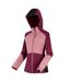 Veste Softshell Desoto Femme Rouge Sombre Vieux Rose Noir Regatta-3