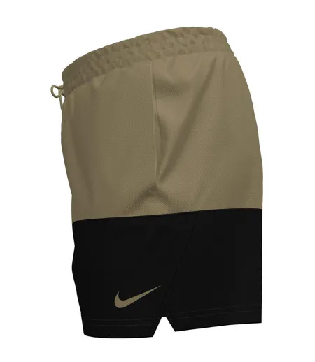 Mens Colour Block Swim Shorts Parachute Beige Nike