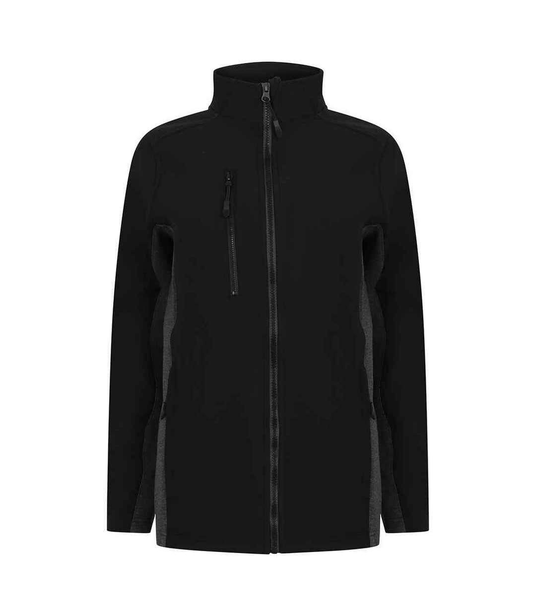 Veste softshell adulte noir / charbon Henbury-1