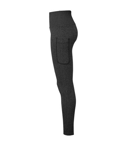 TriDri Womens/Ladies Knitted City Leggings (Charcoal Grey)
