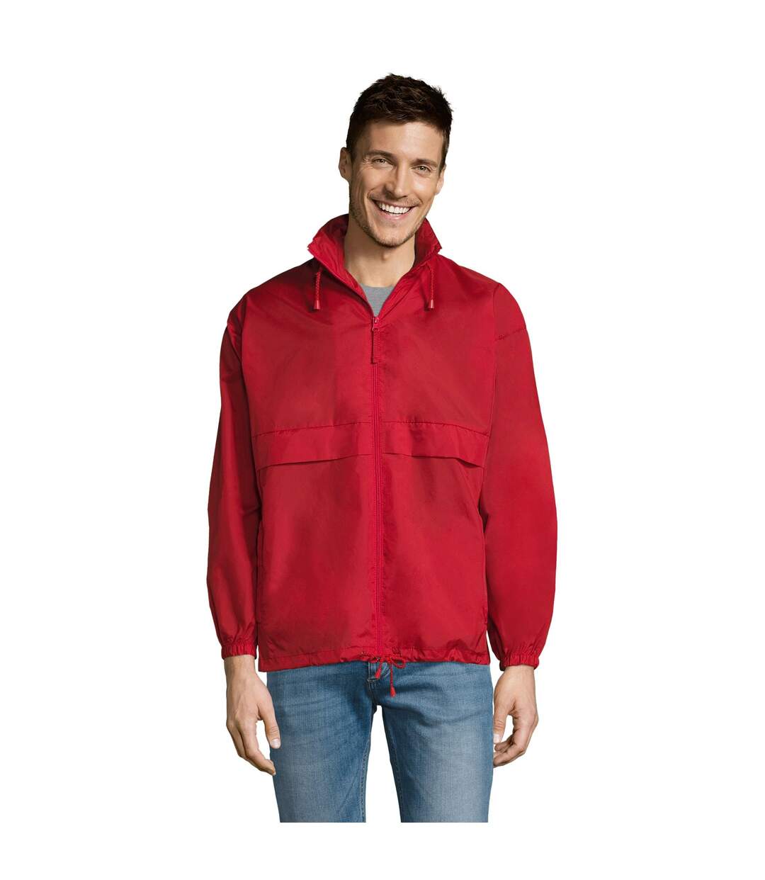 Veste coupe-vent surf unisexe rouge SOLS