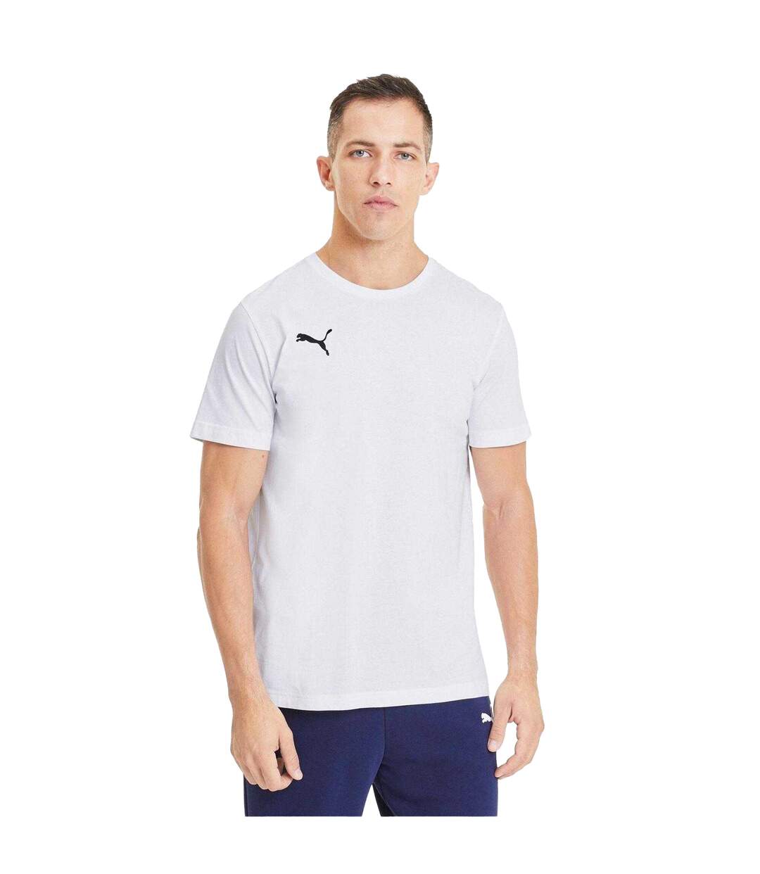 Mens Teamgoal 23 Casuals T-shirt  White Puma-1