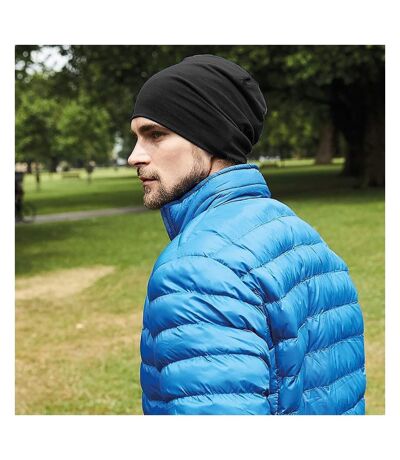 Beechfield Mens Hemsedal Cotton Beanie (Black/Black) - UTRW5801