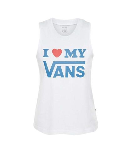 Débardeur blanc femme Vans Love - S