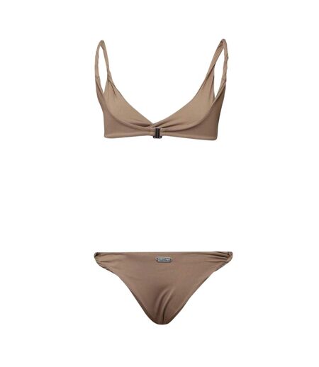 Womens/ladies Minimalist Bikini Beige Off White