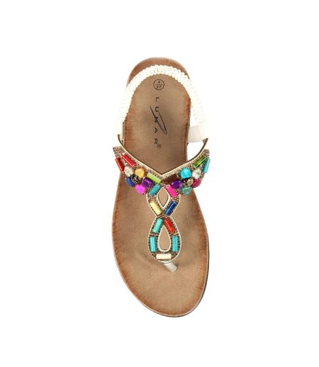 Sandales rachel femme blanc Lunar