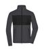 Veste Polaire Homme Foncé Noir Chiné James And Nicholson-1