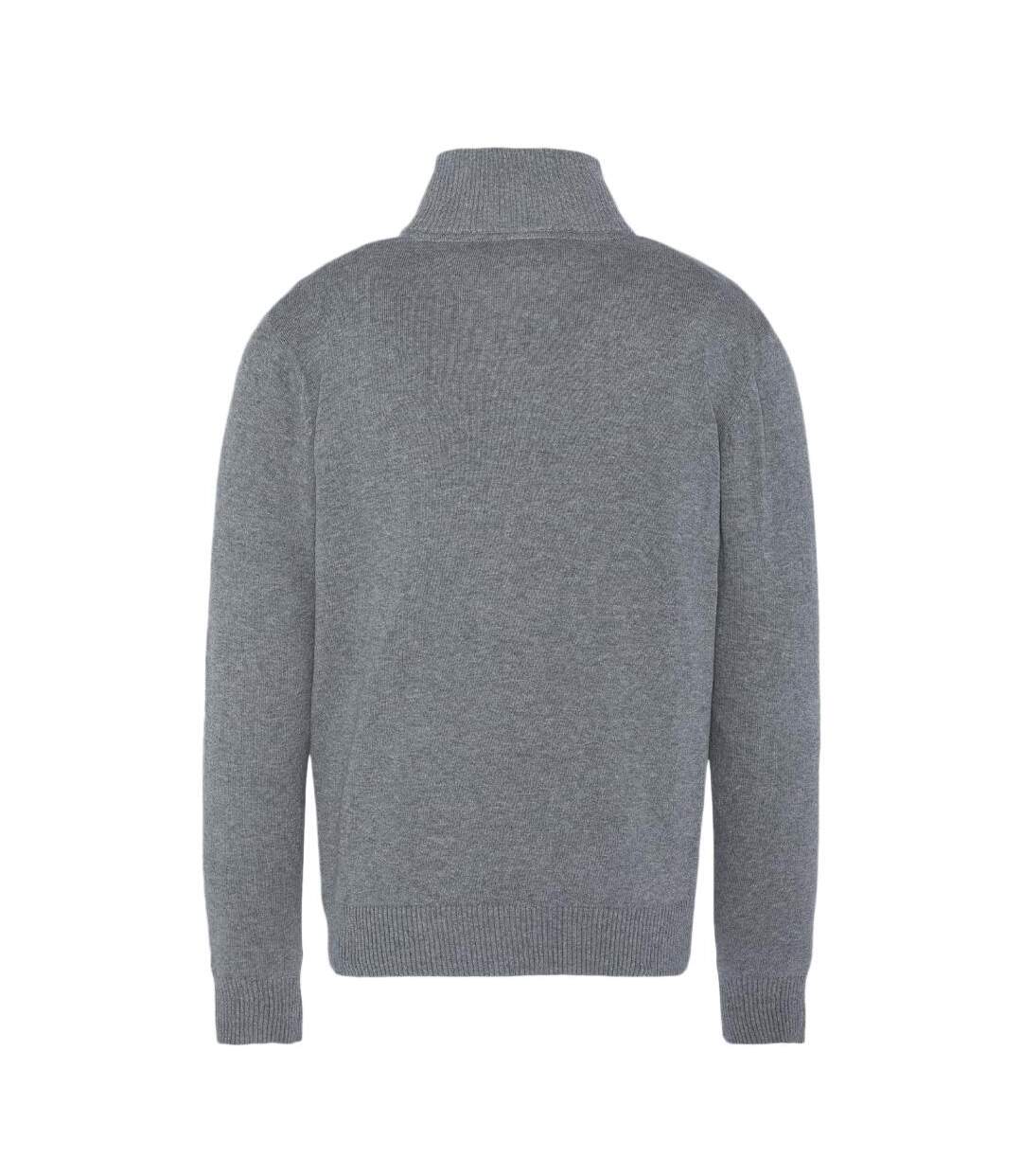 Gilet zippé gris homme schott plb120-2
