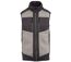 Gilet sans manches hybride extensible - TRA914 - gris mineral et gris foncé-1