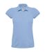 B&C Womens/Ladies Heavymill Cotton Short Sleeve Polo Shirt (Sky Blue)
