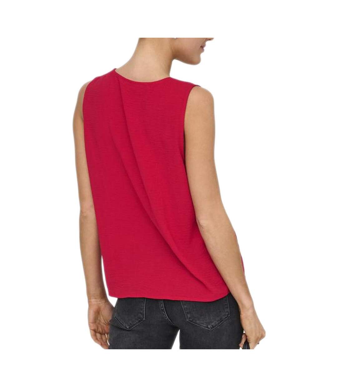 Débardeur rouge femme jdy divya-2