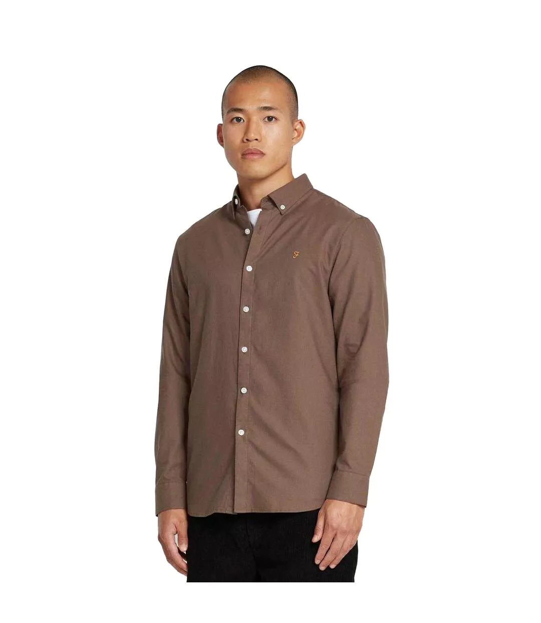 Chemise Brewer Homme Gris Farah-2