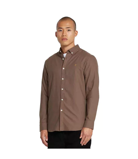 Chemise Brewer Homme Gris Farah