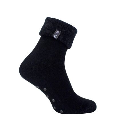 1 Pack Mens Soft Plush Lined Slipper Bed Socks