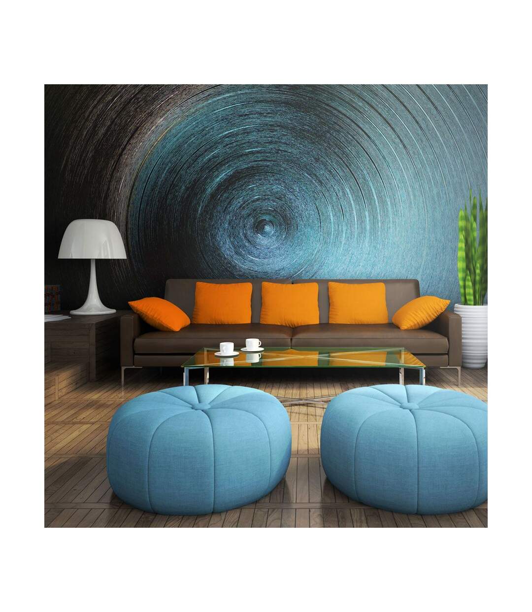 Papier Peint Water Swirl II 270x450cm-1