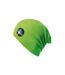 Unisex adult soft beanie lime Result Core