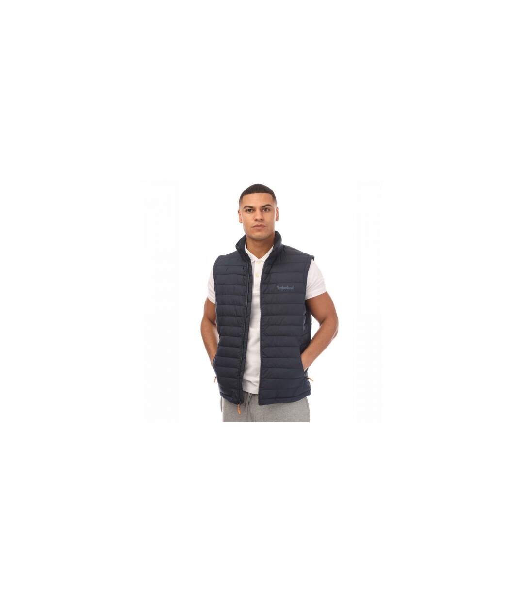 Mens Axis Peak Water Repellent Vest Navy Timberland-1